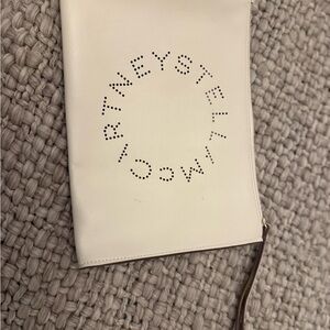 Stella McCartney Beige and White Clutch